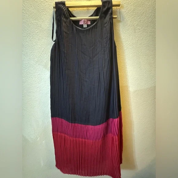 strapless open back dress Pleated Colorblock Midi Dress  Whimsical Willow Boutique & Spa